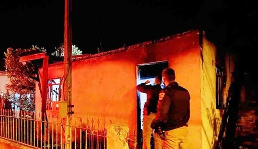 Homem morre carbonizado após incêndio em residência na cidade de Rebouças