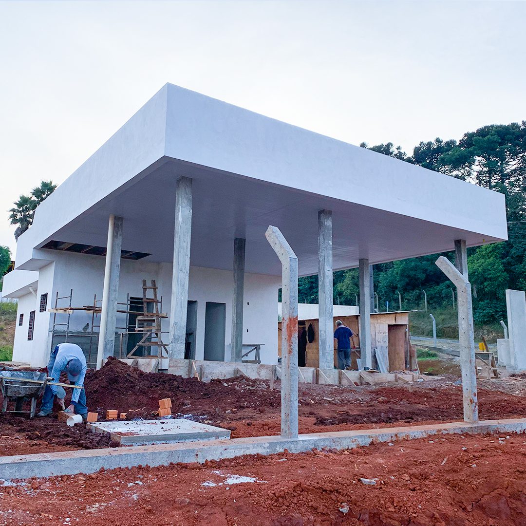 Obras na nova sede do SAMU entram na fase de finalização em São Mateus do Sul