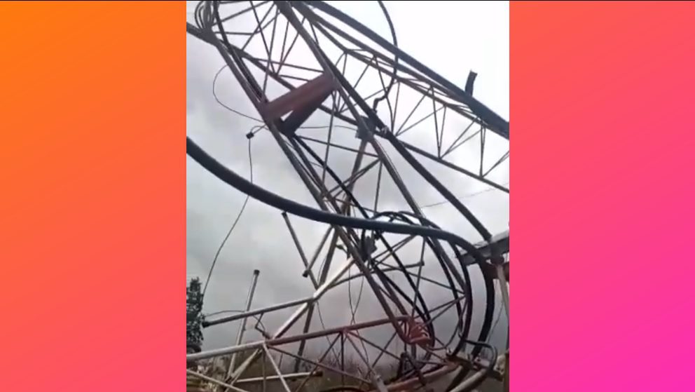 VÍDEO: Temporal derruba torre das rádios Nova Era e São José de Mafra