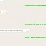 WhatsApp libera reações em mensagens no Brasil, saiba como usar