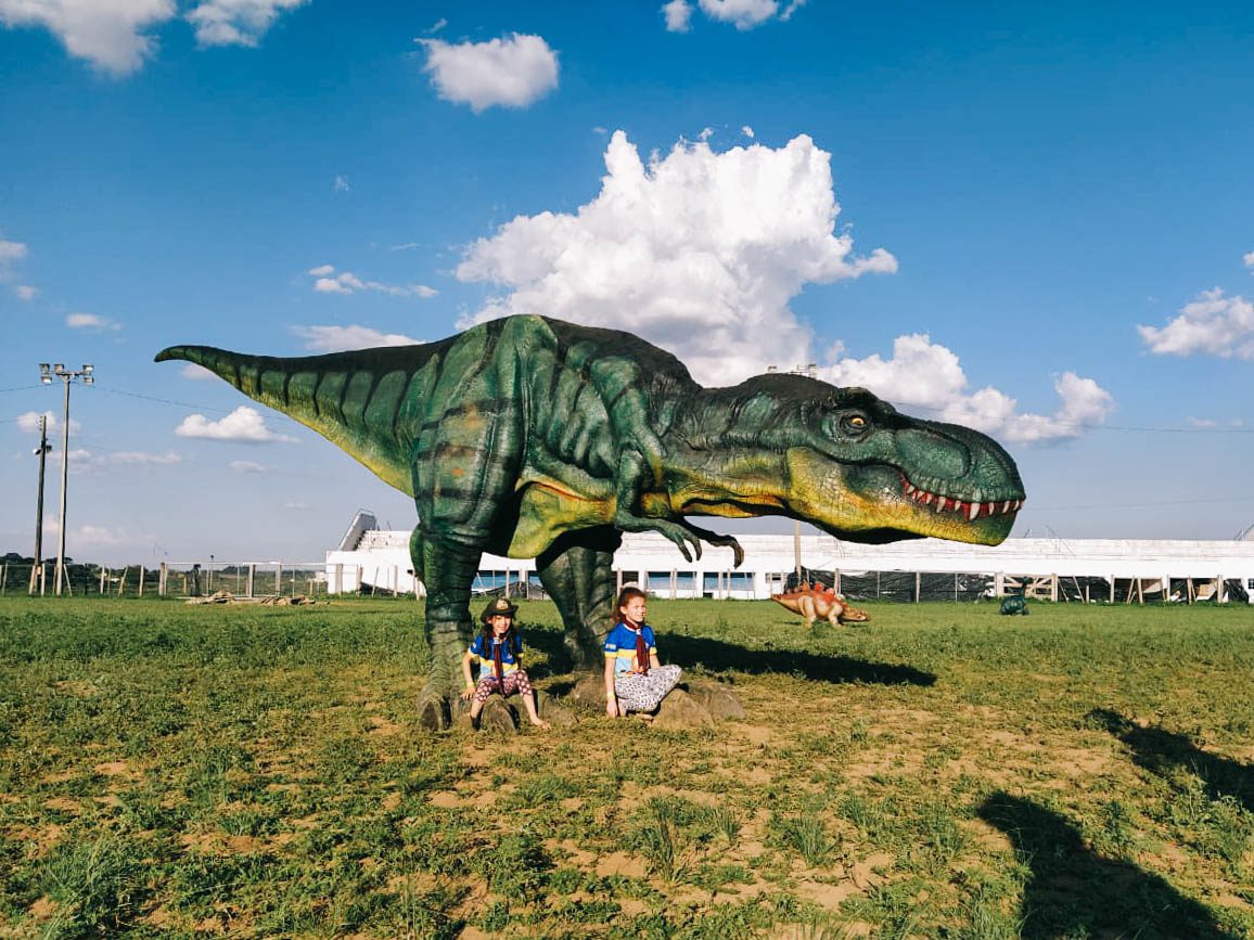 Durante o mês de junho Lapa será palco de exposição de esculturas de dinossauros