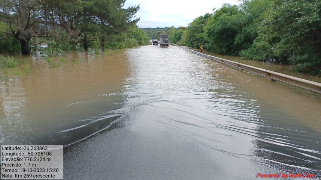 Tráfego de veículos no trecho interditado da BR-280 não tem prazo para ser  liberado